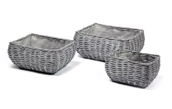 Basket Belly Rectangular Grey