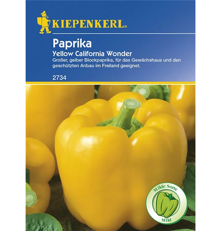 Paprika Yellow California Wonder - Kiepenkerl