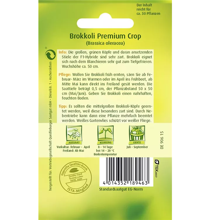 Brassica oleracea var. italica 'Premium Crop F1'