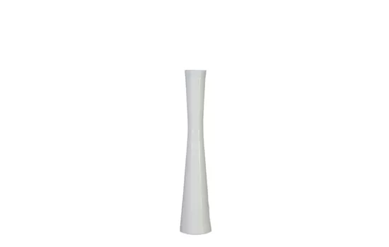 Gazelle solo blum Vase glas weiss h30xd6