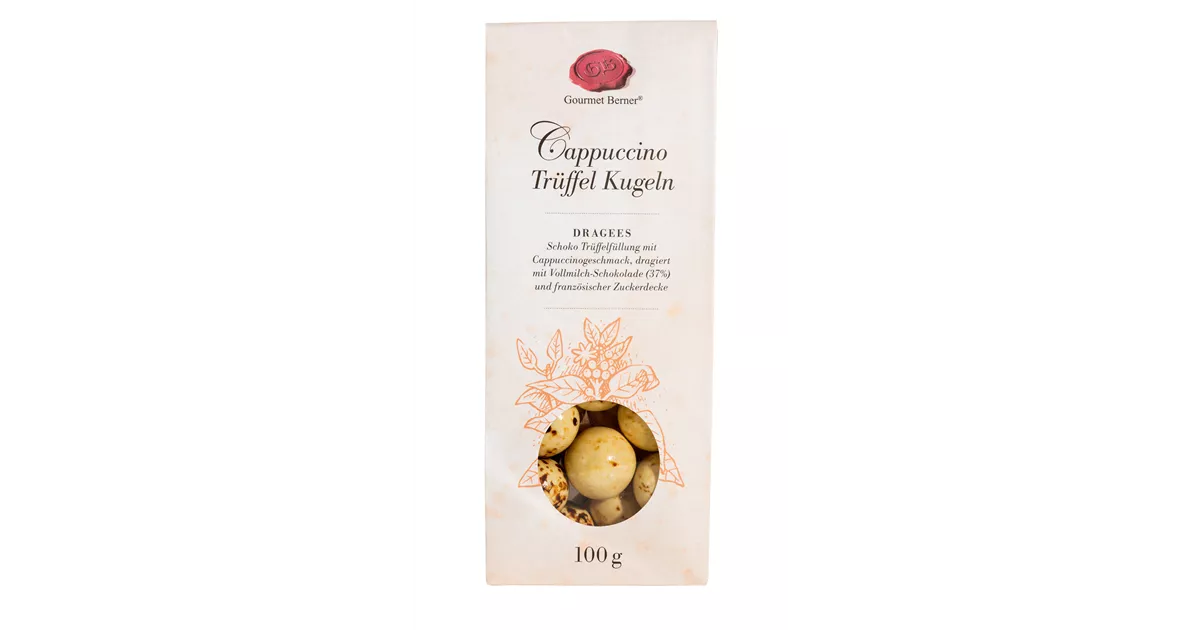 Cappuccino Trüffel Kugeln, Gourmet Berner - 1A Garten Ammer