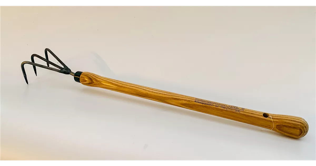 Grubber 3 Zinken Nr. 1711, Krumpholz Gartenwerkzeuge, Gartenwerkzeuge