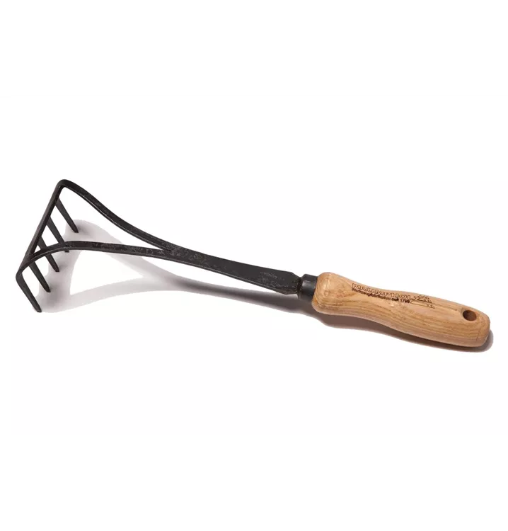 Edelstahl Handrechen Mit Gummigriff – 6 Zähne, Für Garten, Strand & Boden, Robust