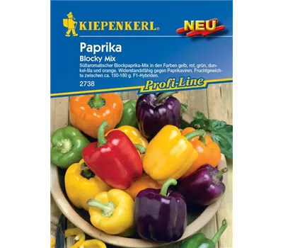 Paprika blocky Mix F1