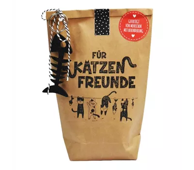 Für Katzenfreunde Wundertüte mit Schlüsselanhänger
