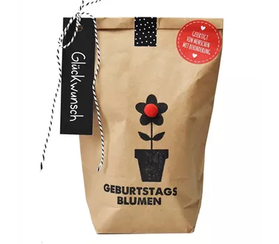 Geburtstagsblumen Tüte für Geburtstagskinder