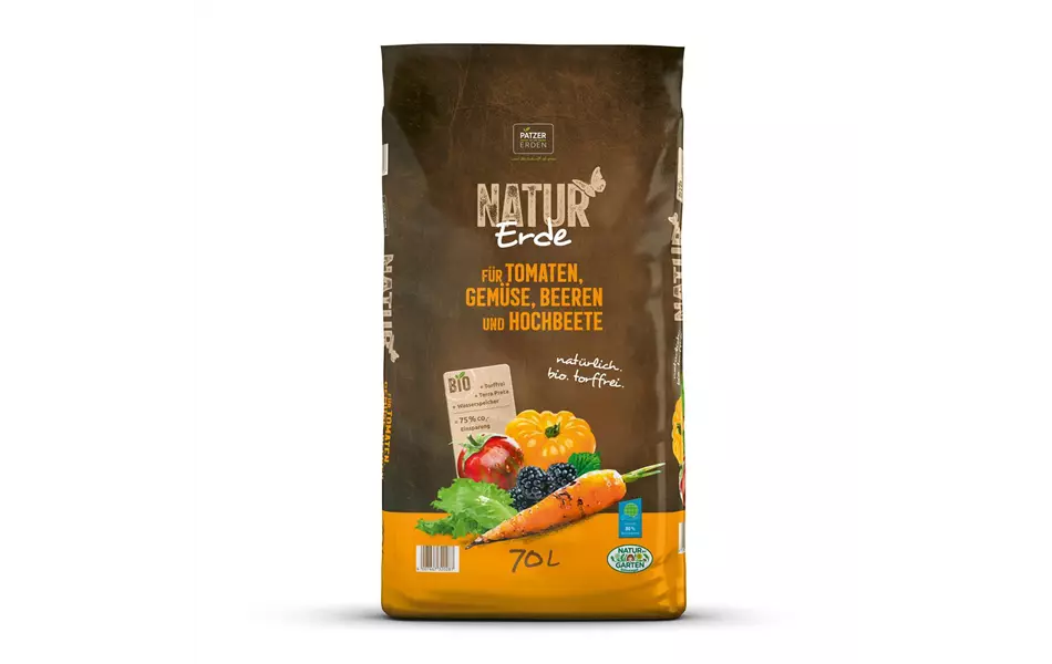 Naturerde Tomaten, Gemüse, Hochbeet 70L