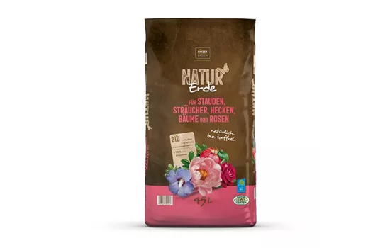 Naturerde Stauden, Sträucher, Rosen 45L
