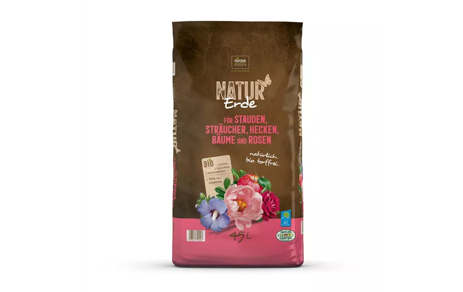 Naturerde Stauden, Sträucher, Rosen 45L