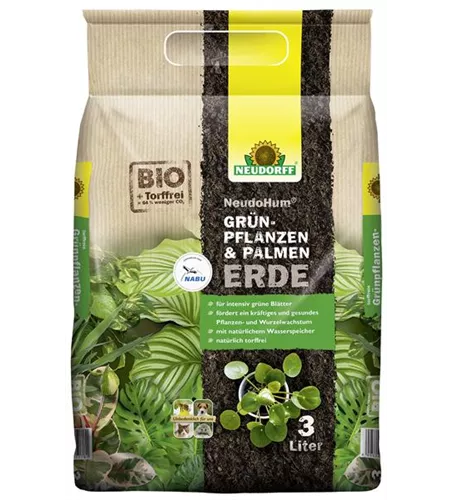 NeudoHum Grünpflanzen-& PalmenErde 3L