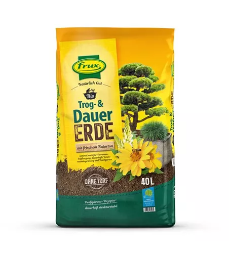 Trog- & Dauererde BIO torffrei 40L