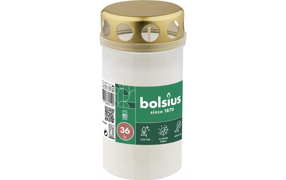 Dauerbrenner mit Deckel 120/60 weiß