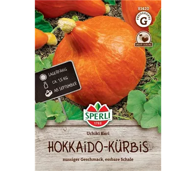 BIO Hokkaido-Kürbis Uchiki Kuri