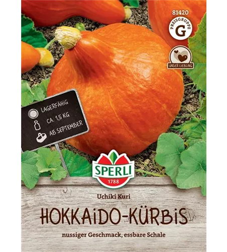 BIO Hokkaido-Kürbis Uchiki Kuri