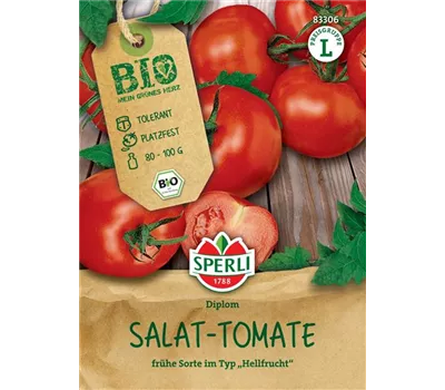 BIO Salat-Tomate, Hellfrucht, F1