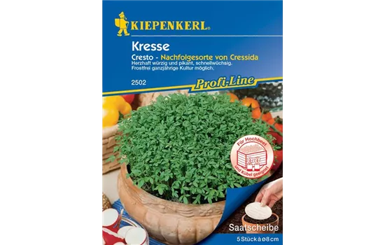 Kresse Cresto, Saatscheibe