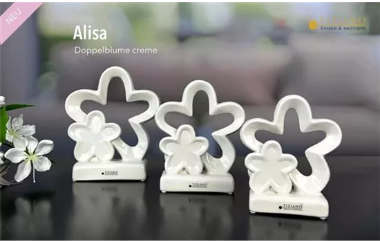 Doppelblume Alisa creme