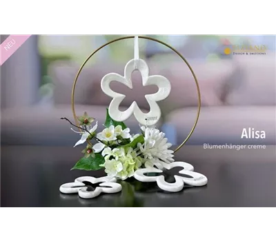 Hänger Blume Alisa creme