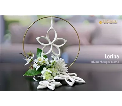 Hänger Blume Lorina creme