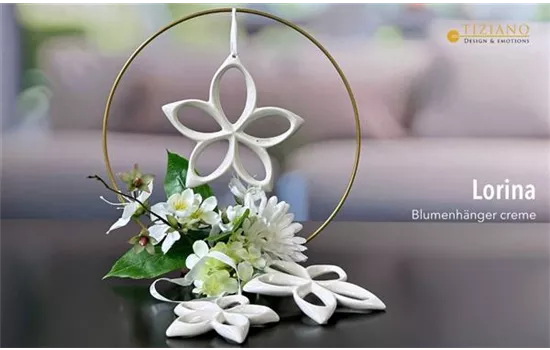 Hänger Blume Lorina creme