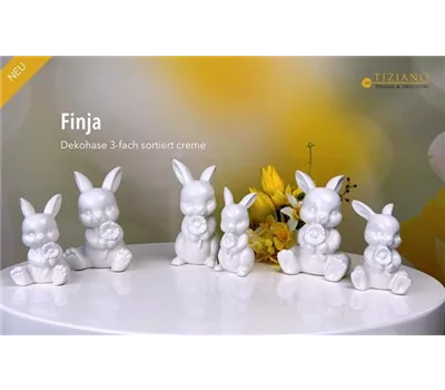 Hase Finja sitzend creme