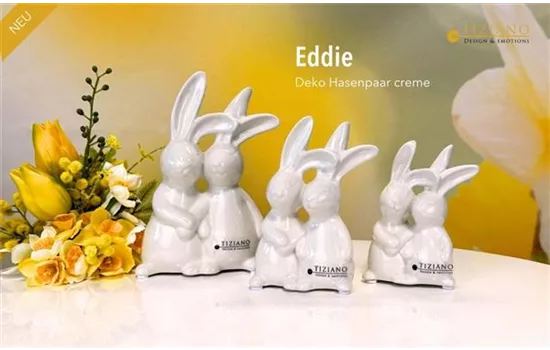 Hasenpaar Eddie creme
