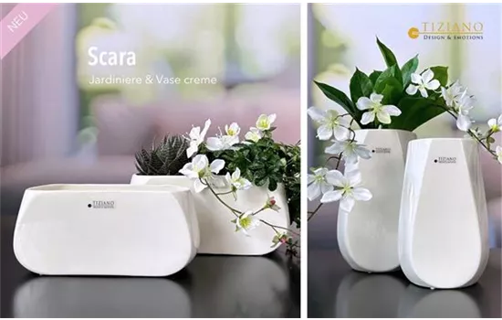 Vase Skara creme