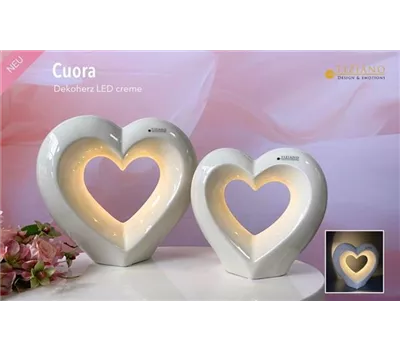 Dekoherz Cuora LED creme