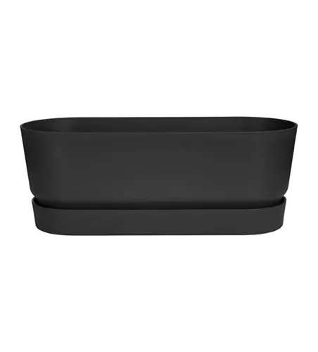 Greenville pflanzgefäß lang 50cm living schwarz