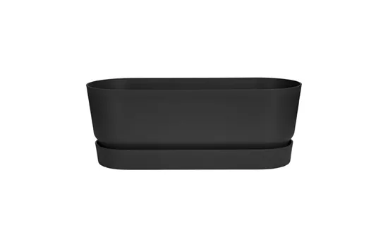 Greenville pflanzgefäß lang 50cm living schwarz