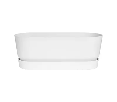 Greenville pflanzgefäß lang 50cm weiss