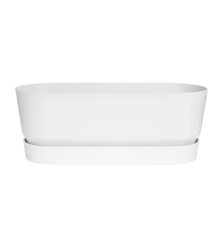 Greenville pflanzgefäß lang 50cm weiss
