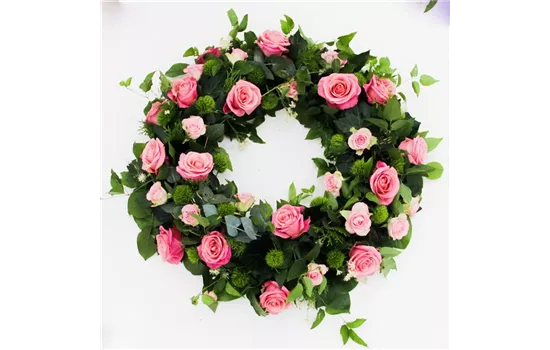 Kranz rundgesteckt rosa