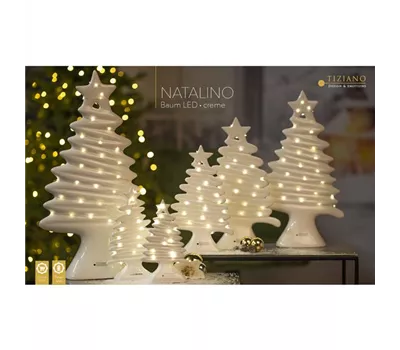 Baum Natalino LED creme