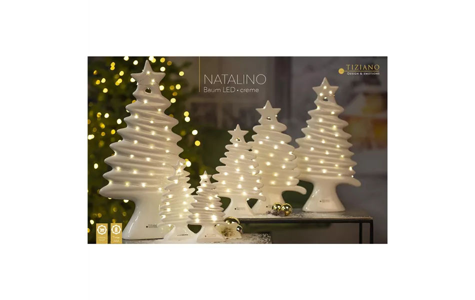 Baum Natalino LED creme