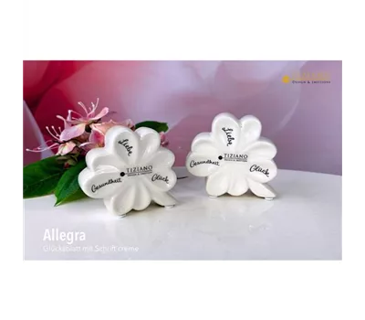 Deko Alegra m. Schrift creme