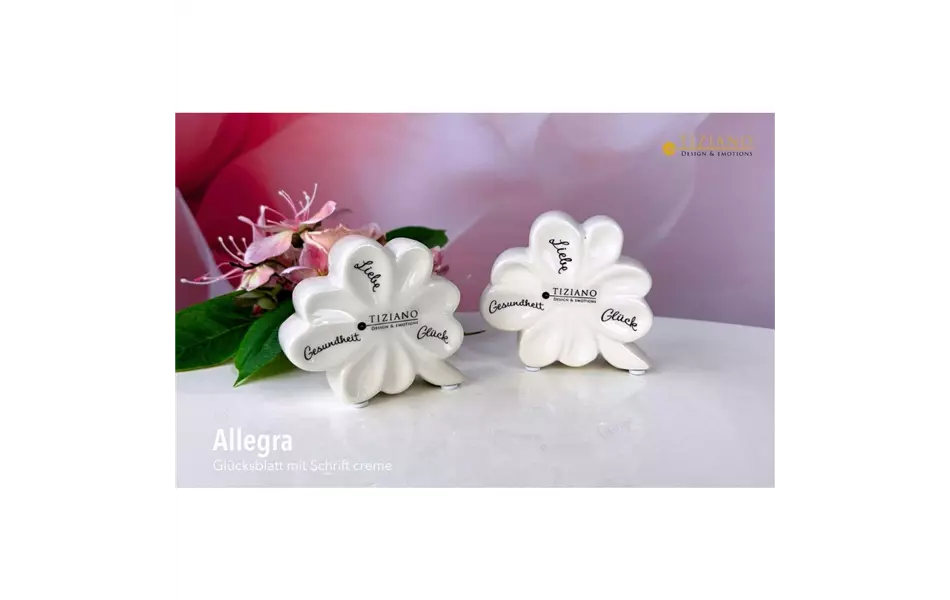 Deko Alegra m. Schrift creme