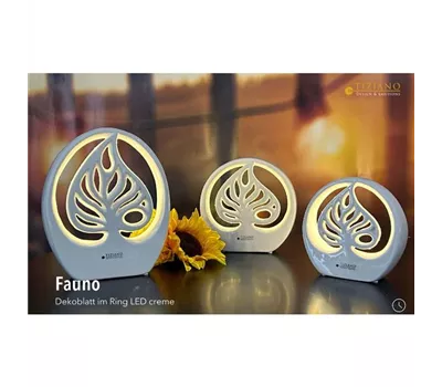 Deko Blatt Fauno im Ring