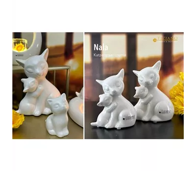 Deko Katzenpaar Nala