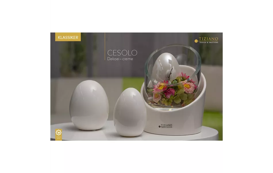 Dekoei Cesolo weiß-creme pearl