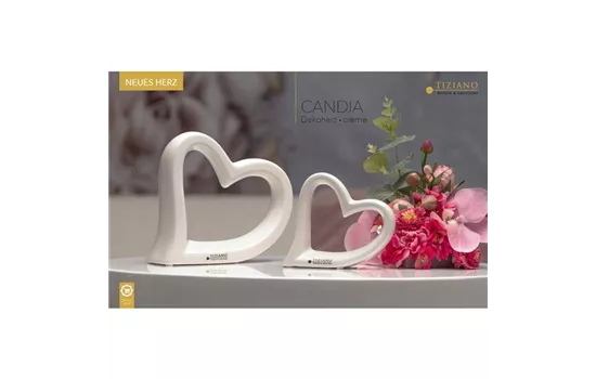Dekoherz Candia weiß-creme