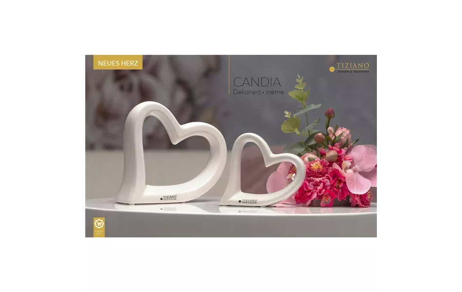 Dekoherz Candia weiß-creme