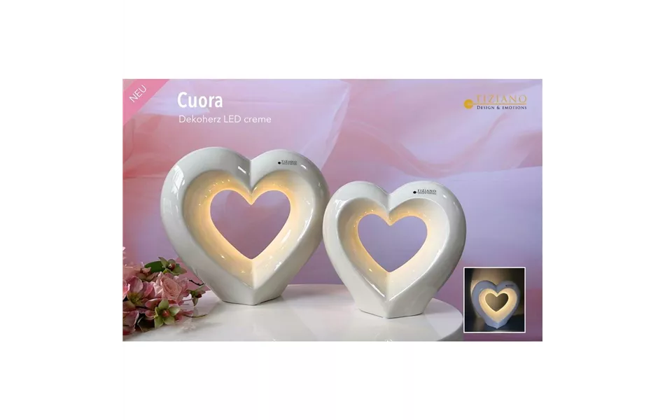 Dekoherz Cuora LED creme