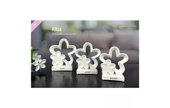 Doppelblume Alisa creme