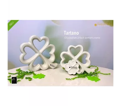 Doppelglücksblatt Tartano creme