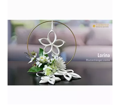 Hänger Blume Lorina creme