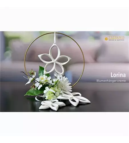 Hänger Blume Lorina creme
