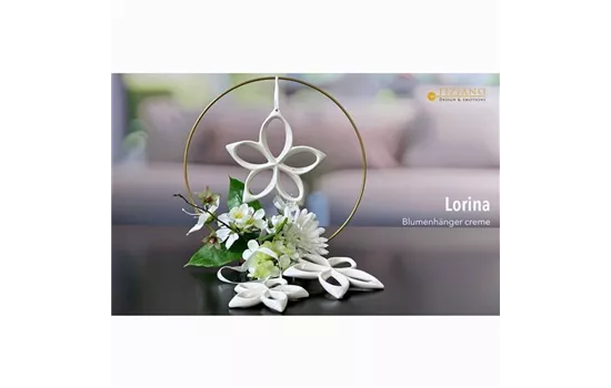Hänger Blume Lorina creme