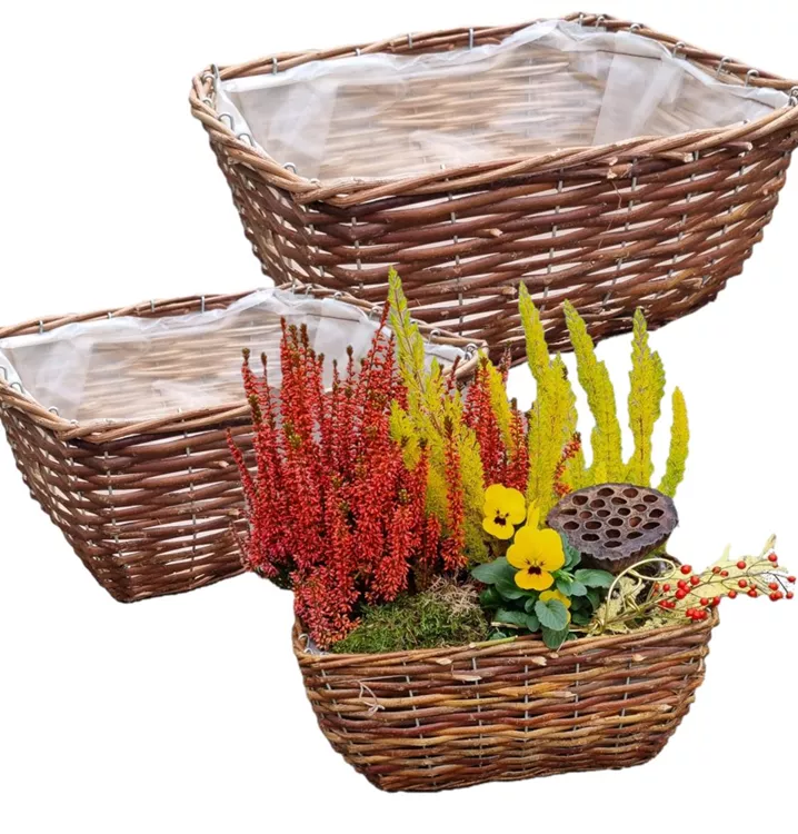 Pflanzkorb mit Folie Pflanzkorb mit Folie
