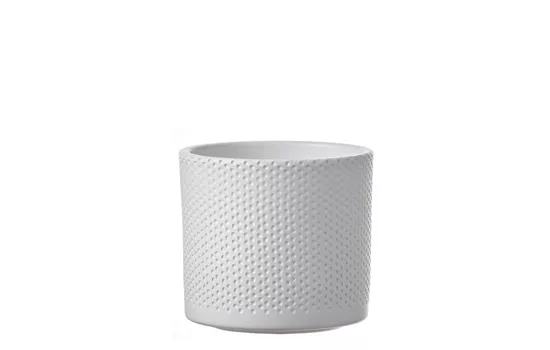 Era Topf rund weiss relief Era Topf rund weiss relief